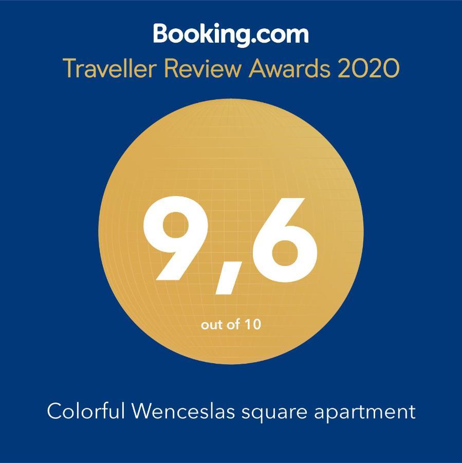 Colorful Wenceslas Square Apartment Прага Екстериор снимка